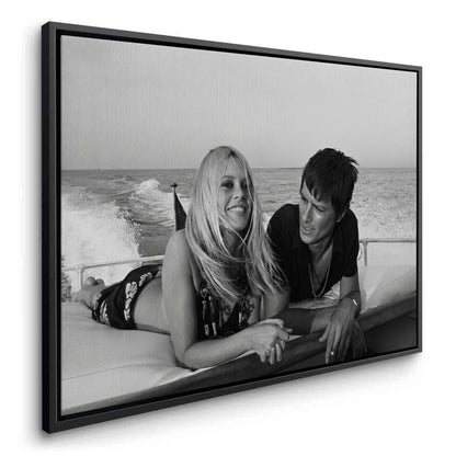 Brigitte Bardot Saint-Tropez Boat Ride - Canvas