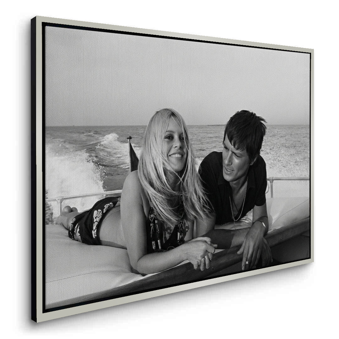 2Brigitte Bardot Saint-Tropez Boat Ride - Canvas