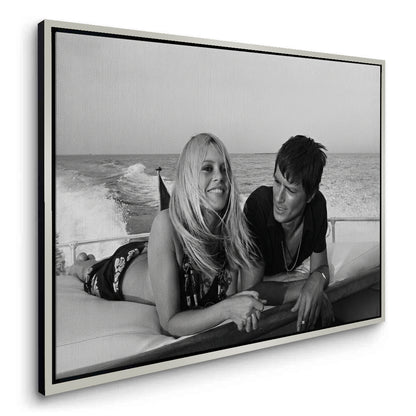 Brigitte Bardot Saint-Tropez Boat Ride - Canvas