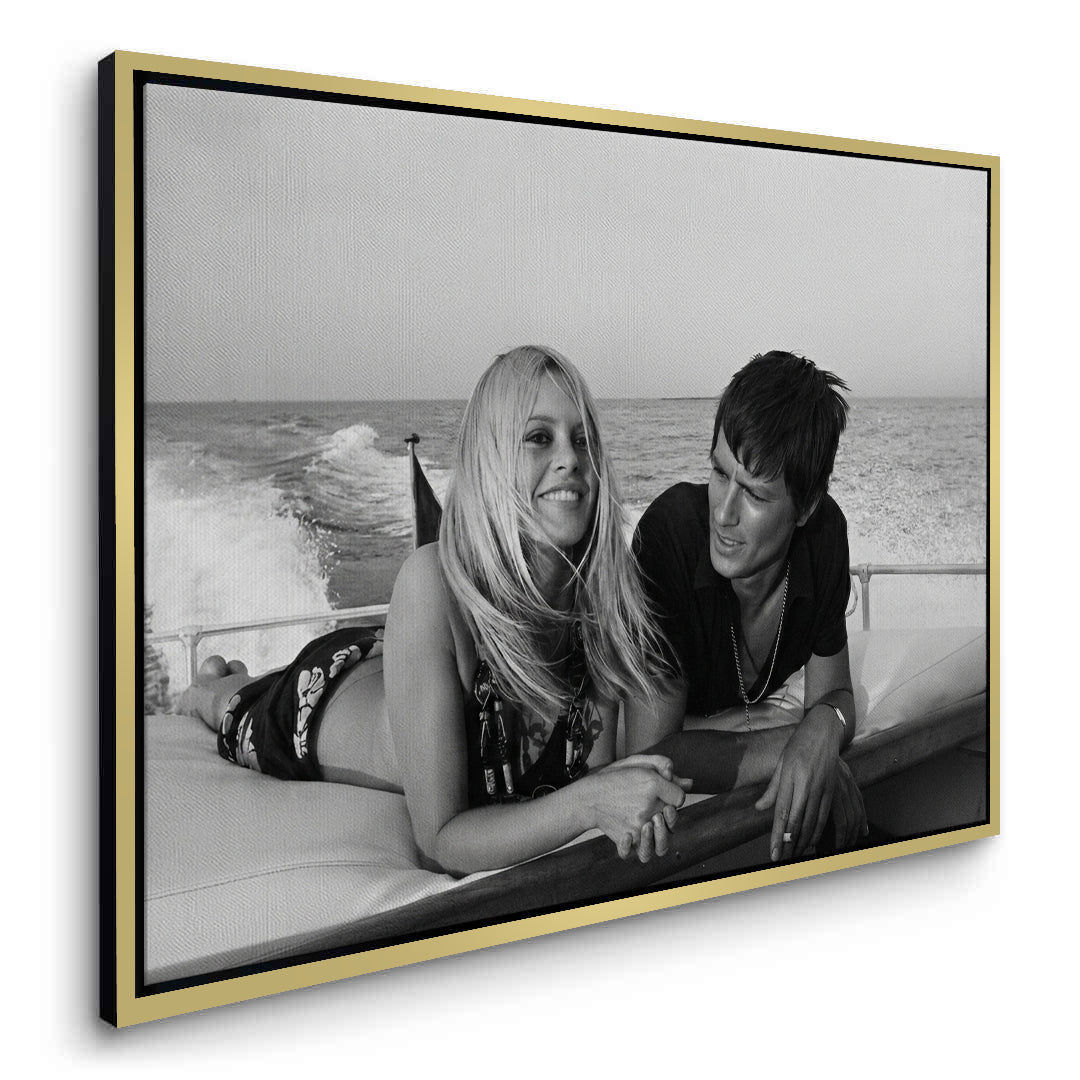 2Brigitte Bardot Saint-Tropez Boat Ride - Canvas