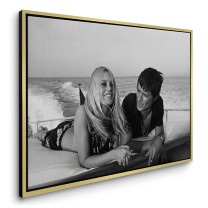 Brigitte Bardot Saint-Tropez Boat Ride - Canvas