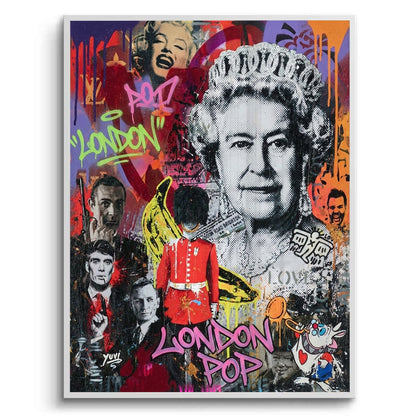 British Icons Graffiti - Fine Art