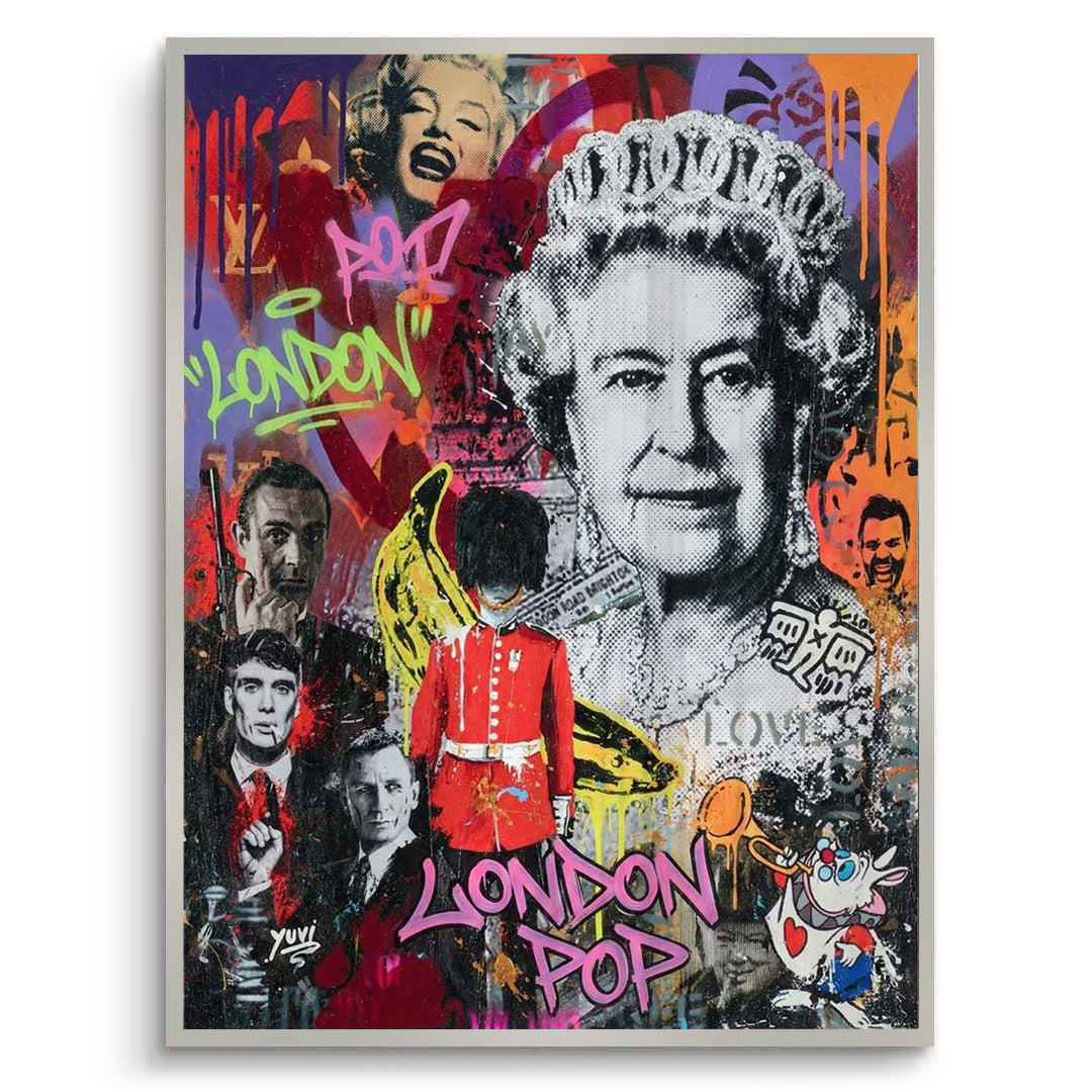 2British Icons Graffiti - Fine Art