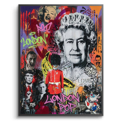 British Icons Graffiti - Fine Art