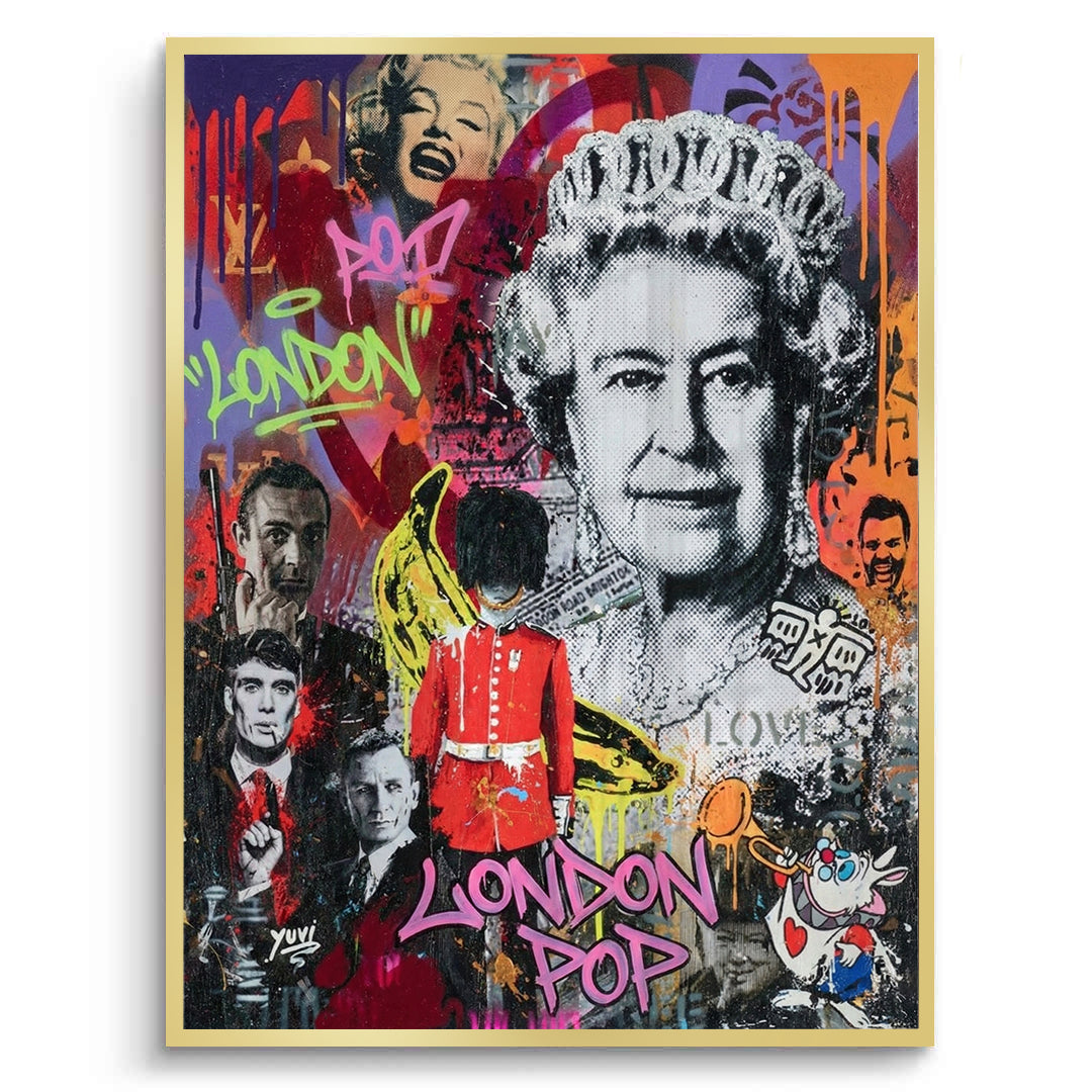 2British Icons Graffiti - Fine Art