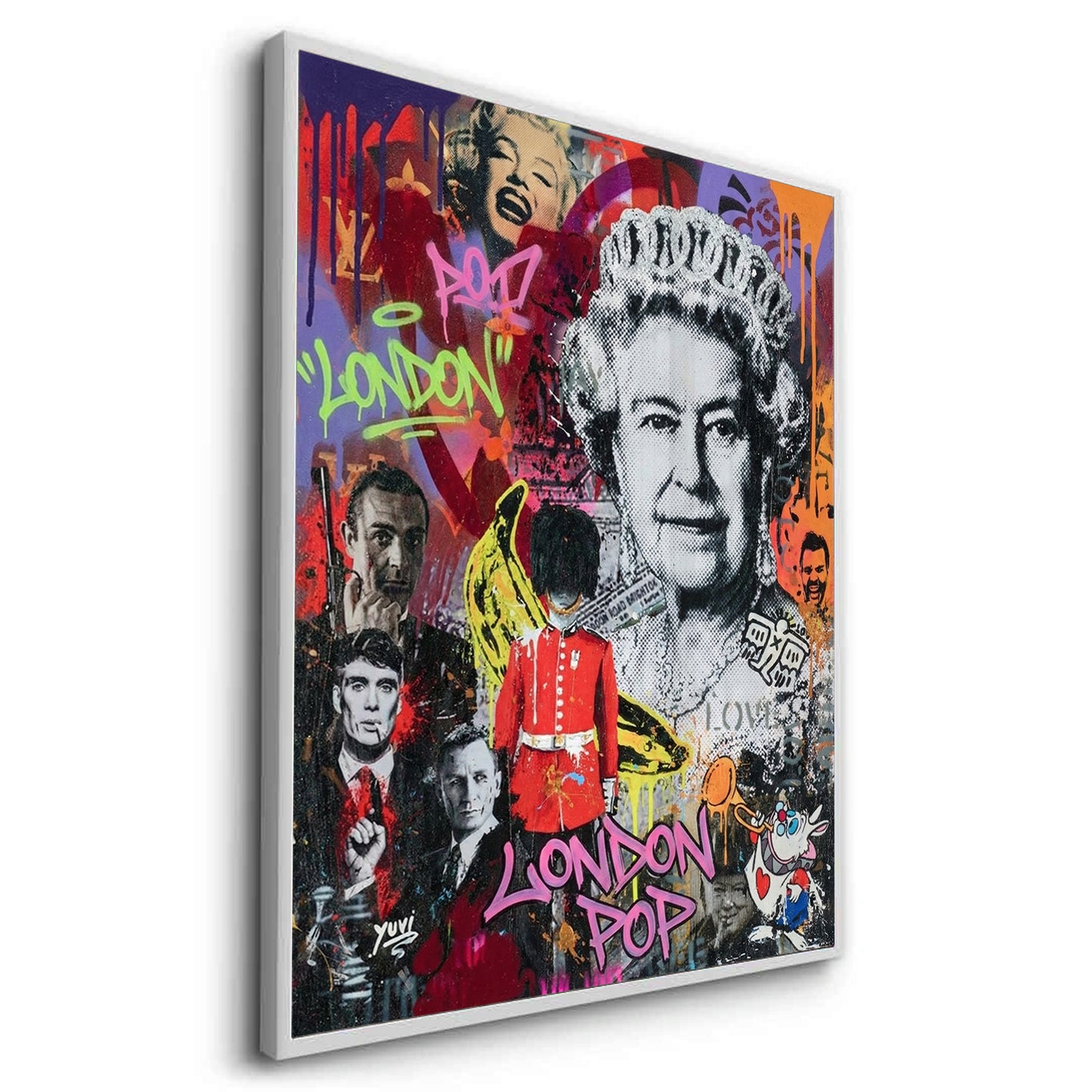 2British Icons Graffiti - Fine Art