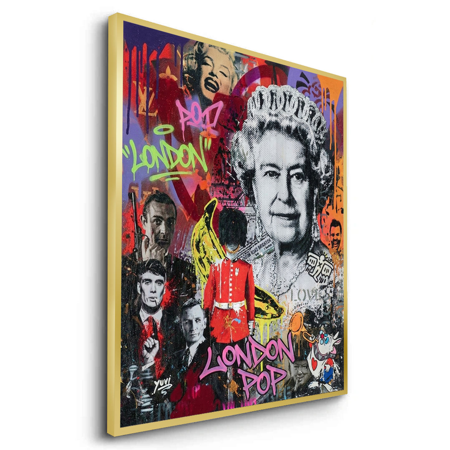 2British Icons Graffiti - Fine Art