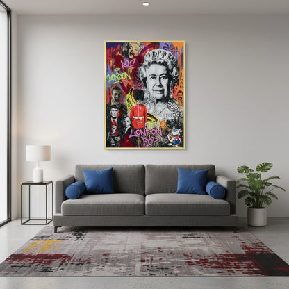 British Icons Graffiti - Fine Art