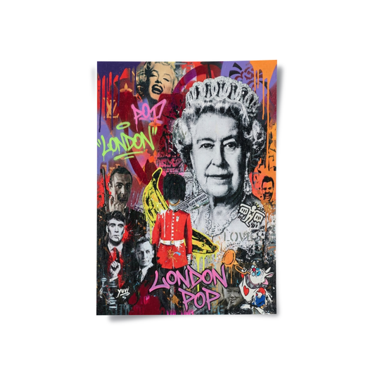 British Icons Graffiti - Poster