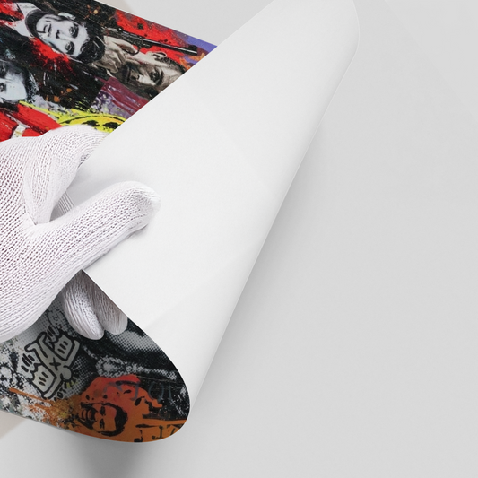 British Icons Graffiti - Poster