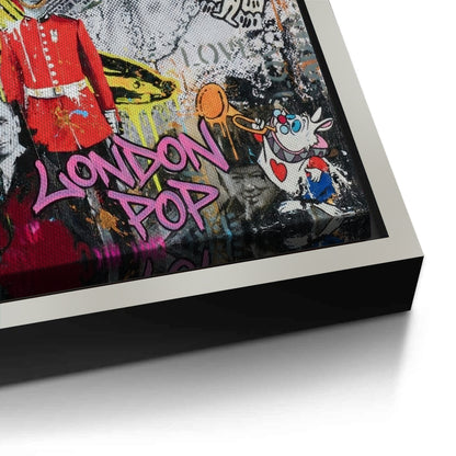 British Icons Graffiti - Canvas