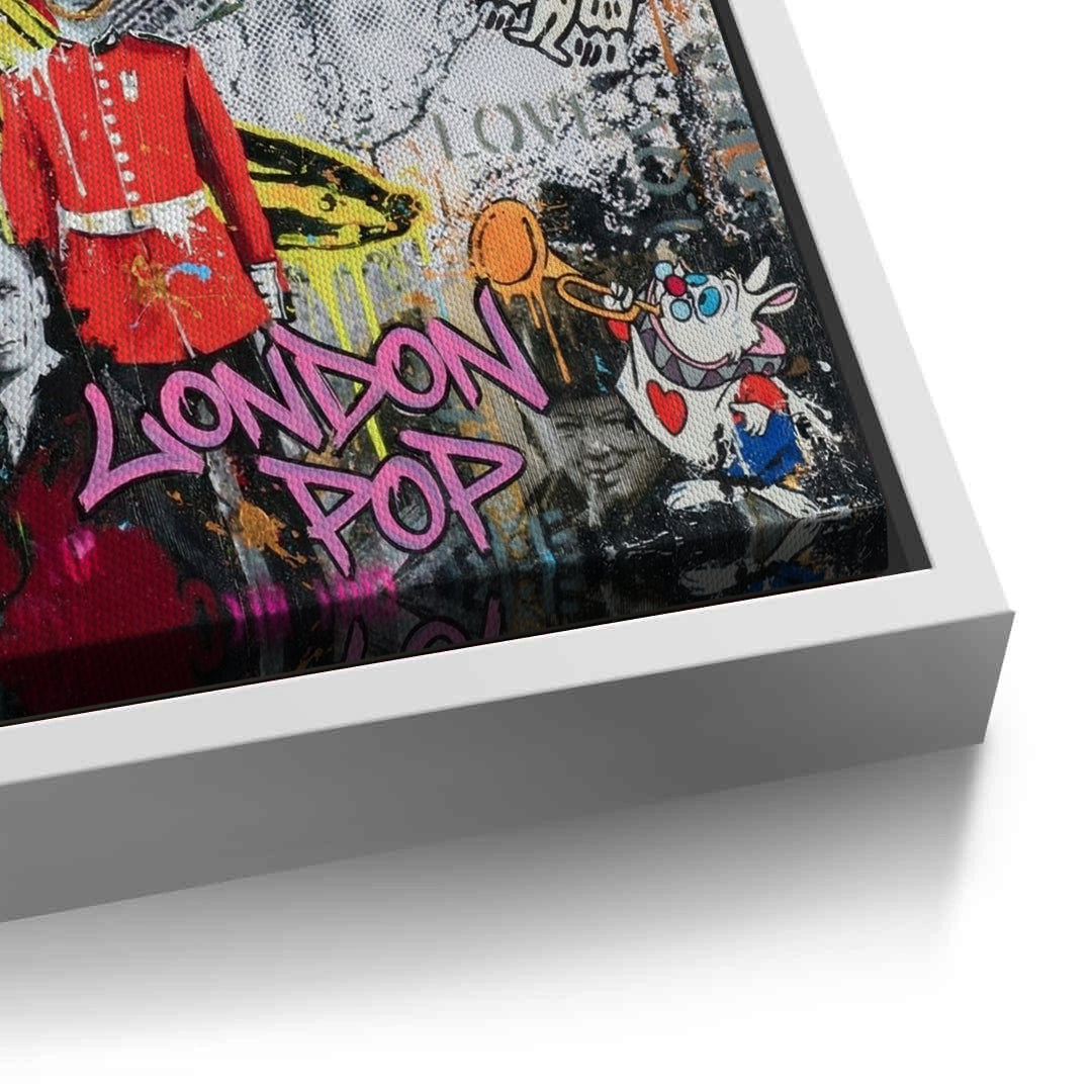 2British Icons Graffiti - Canvas