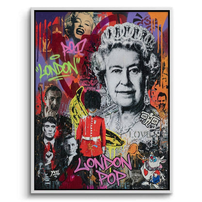 British Icons Graffiti - Canvas