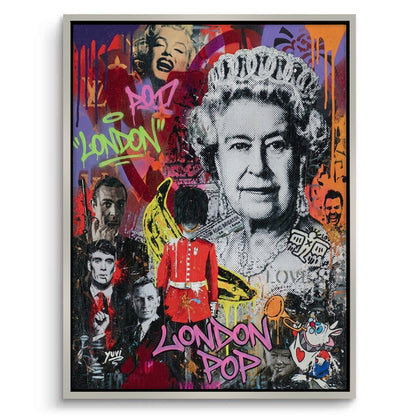 British Icons Graffiti - Canvas