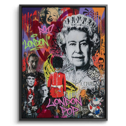 British Icons Graffiti - Canvas