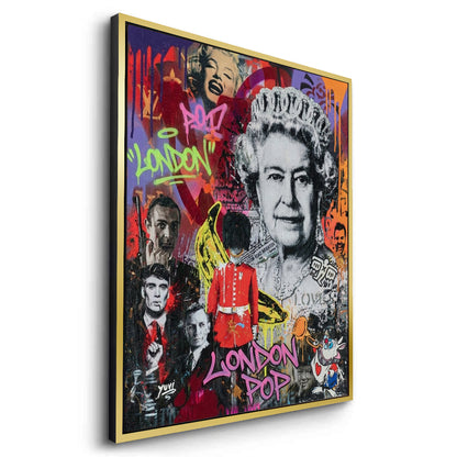 British Icons Graffiti - Canvas
