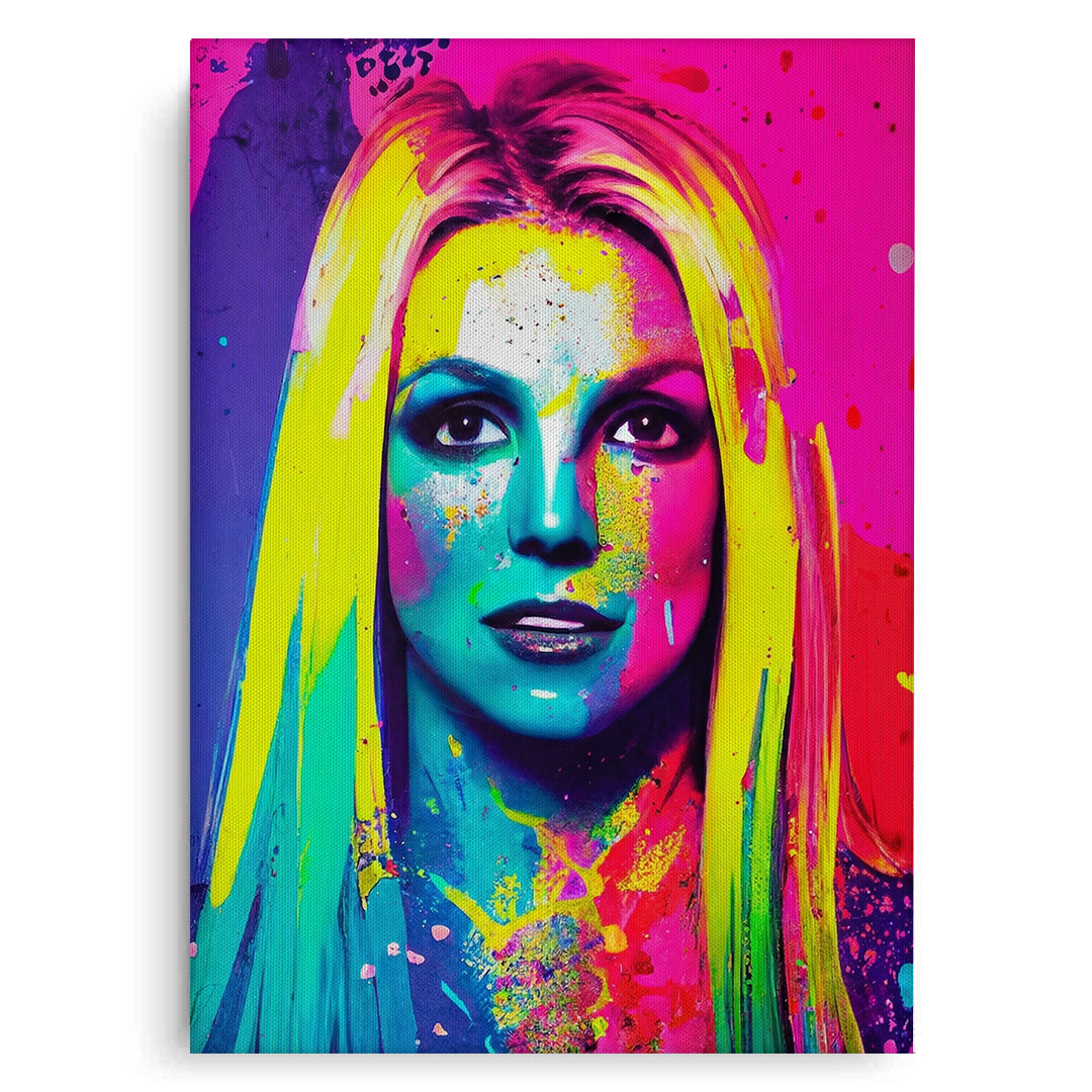 2Britney Spears Pop - Canvas
