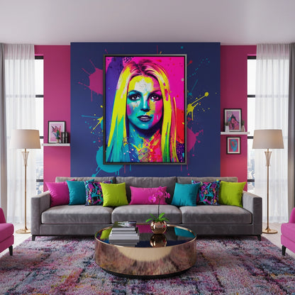 Britney Spears Pop - Canvas