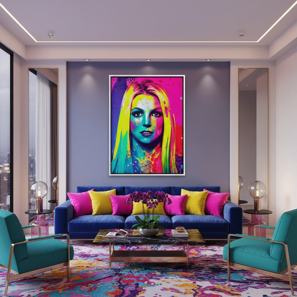 2Britney Spears Pop - Canvas
