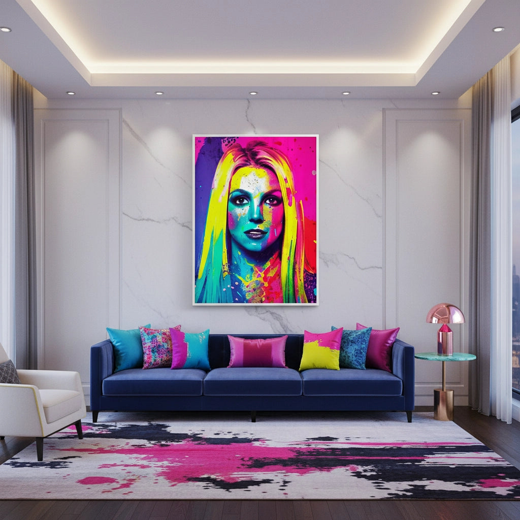 2Britney Spears Pop - Fine Art