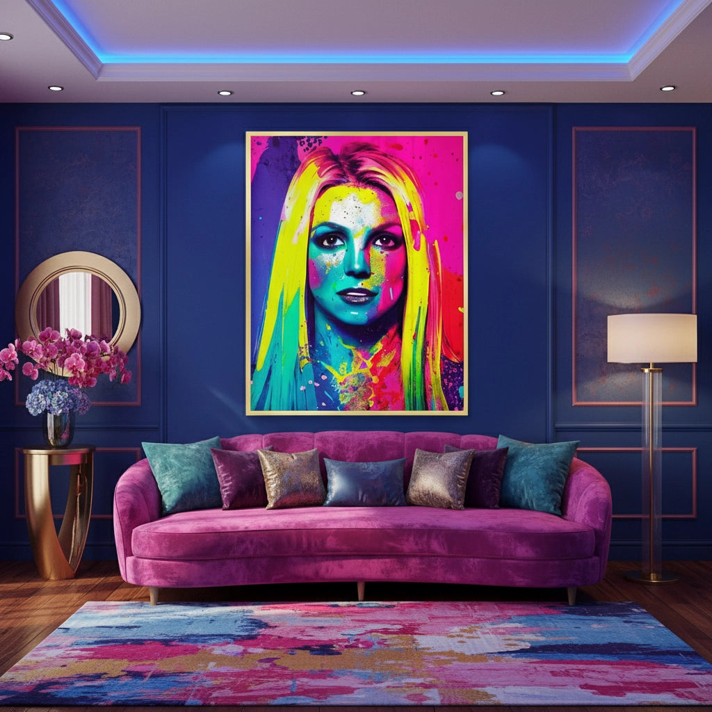 2Britney Spears Pop - Fine Art