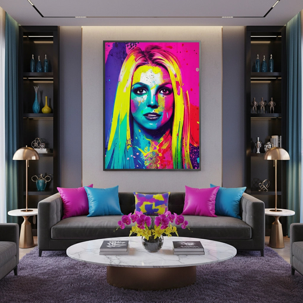 2Britney Spears Pop - Fine Art