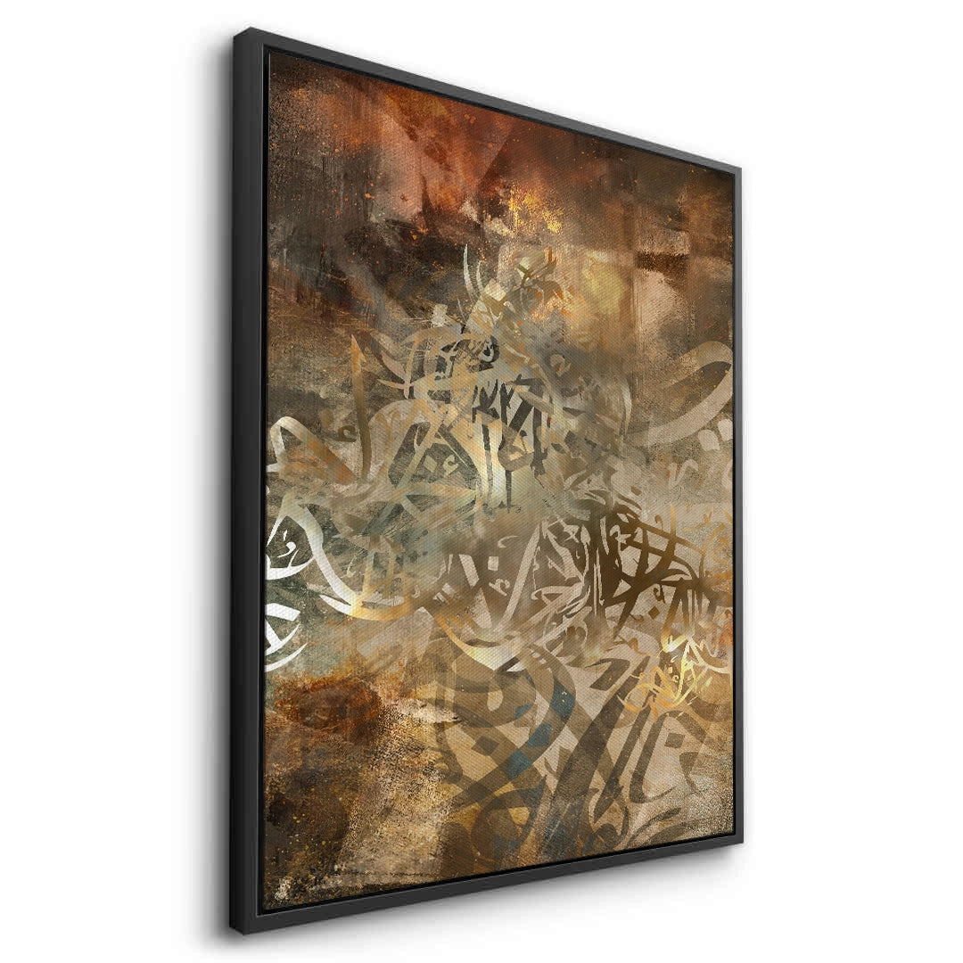 2Brushstroke Calligraphy - Canvas