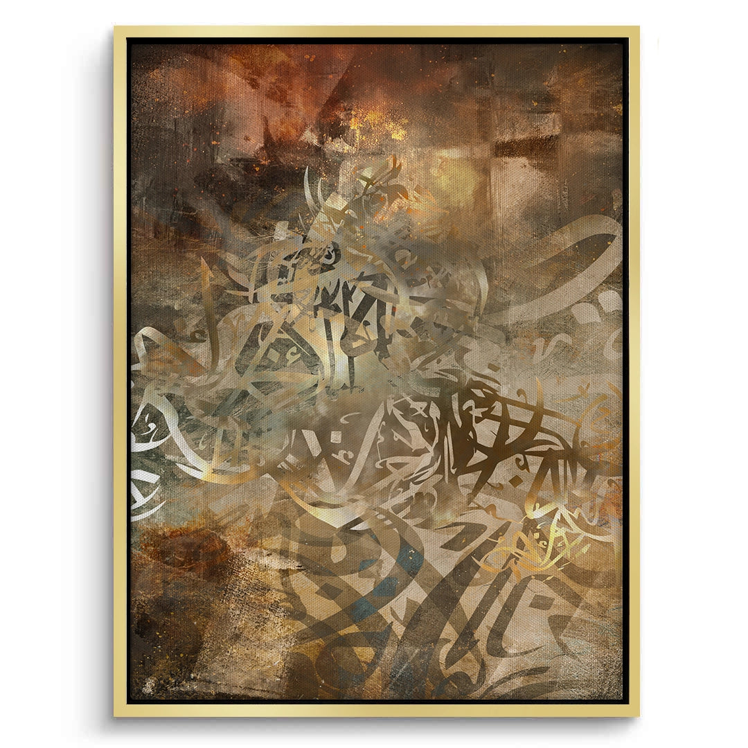 2Brushstroke Calligraphy - Canvas