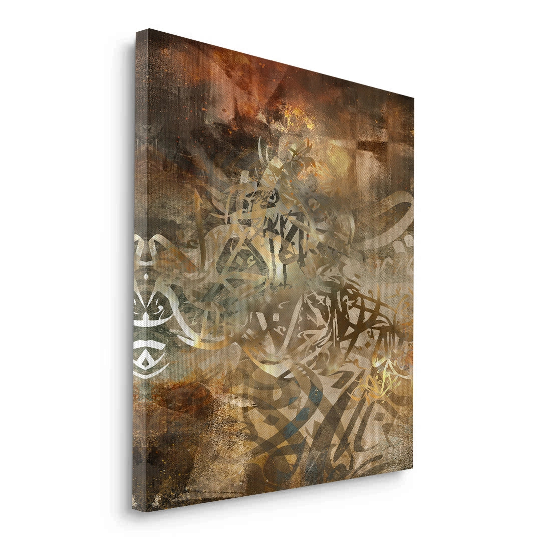 2Brushstroke Calligraphy - Canvas