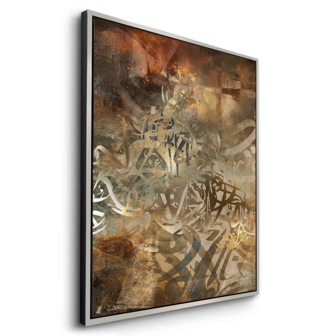 2Brushstroke Calligraphy - Canvas