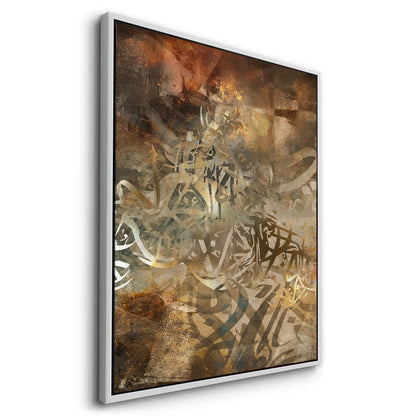 Brushstroke Calligraphy - Canvas