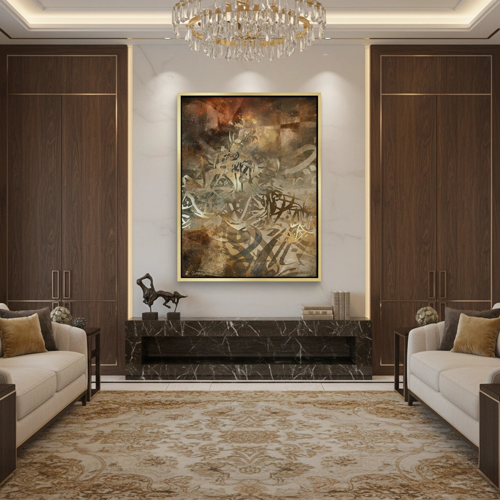 2Brushstroke Calligraphy - Canvas