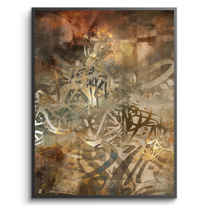 Brushstroke Calligraphy - Fine Art