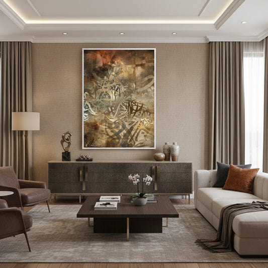 Brushstroke Calligraphy - Fine Art