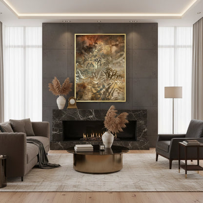 Brushstroke Calligraphy - Fine Art