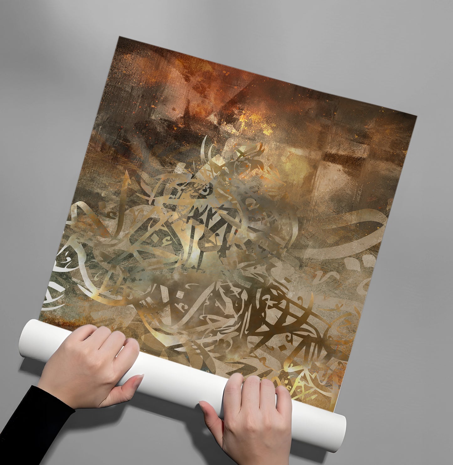 2Brushstroke Calligraphy - Poster