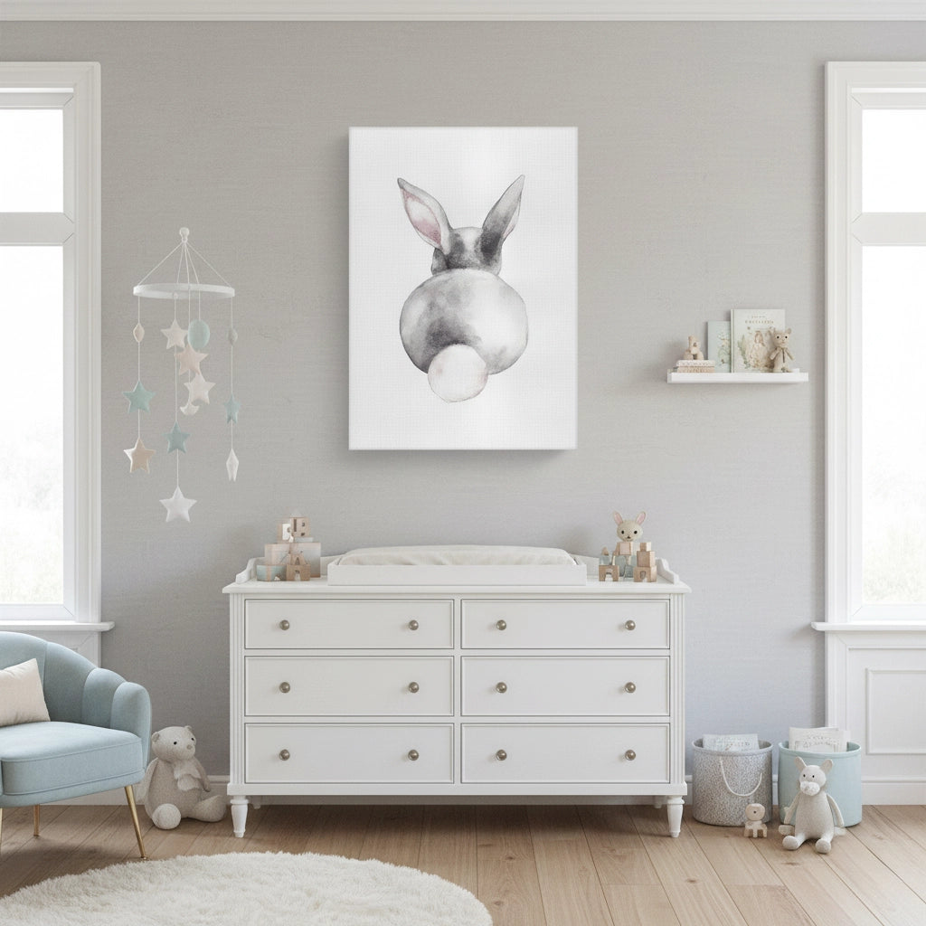 Bunny But - Canvas - Jasmineart.ae