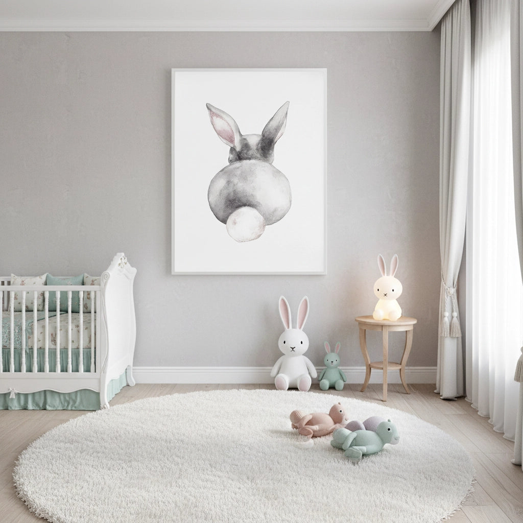 Bunny But - Fine Art - Jasmineart.ae