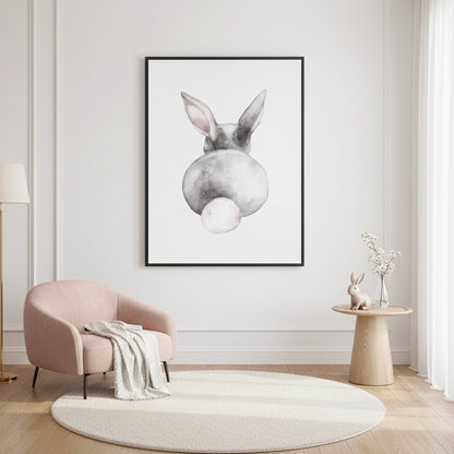 Bunny But - Fine Art