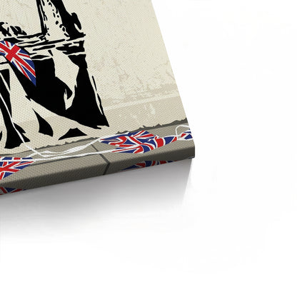 Bunting Boy - Canvas