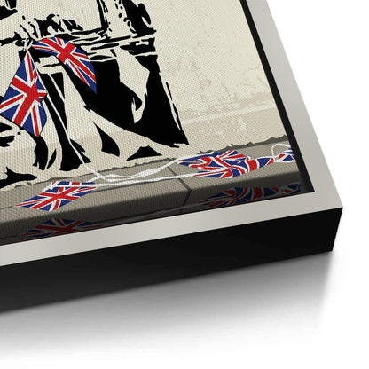 Bunting Boy - Canvas