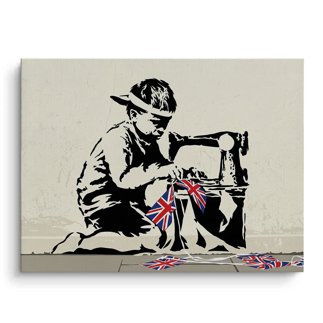 2Bunting Boy - Canvas