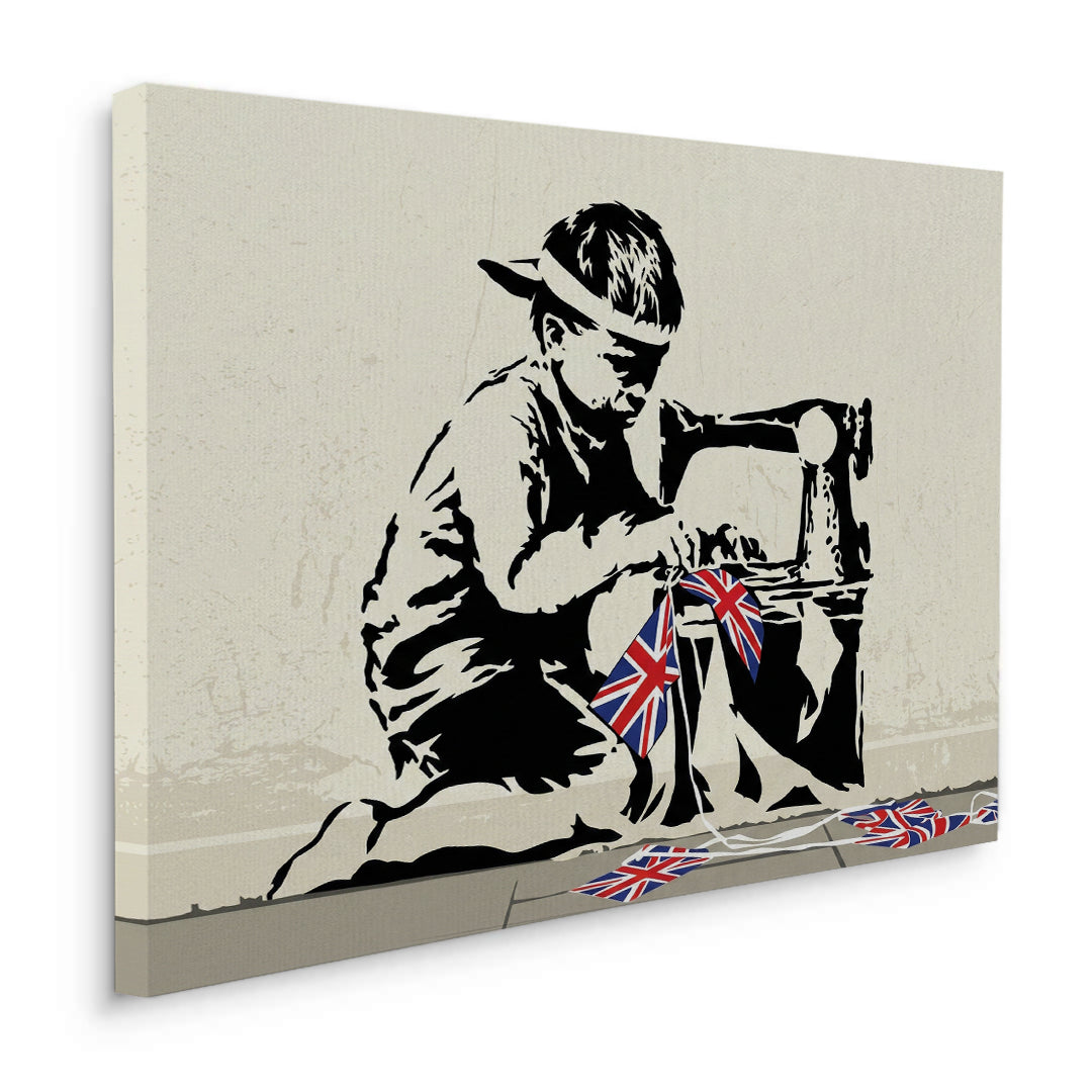 2Bunting Boy - Canvas