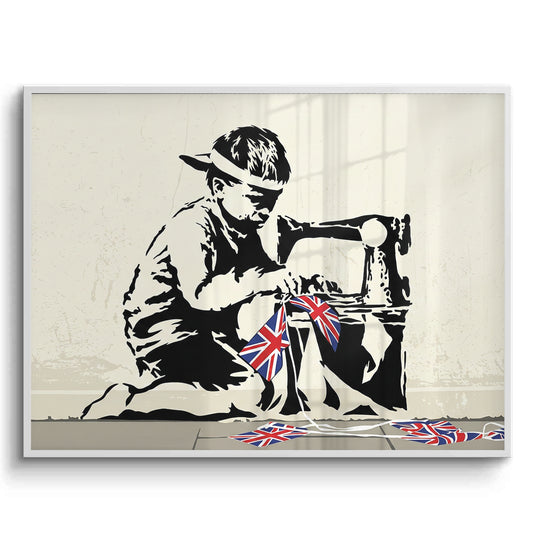 Bunting Boy - Fine Art