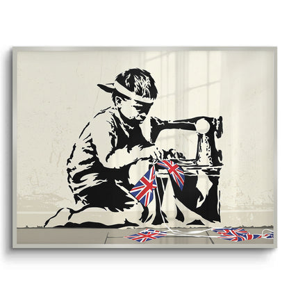 Bunting Boy - Fine Art