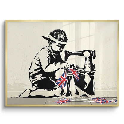 Bunting Boy - Fine Art