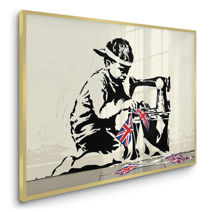 Bunting Boy - Fine Art