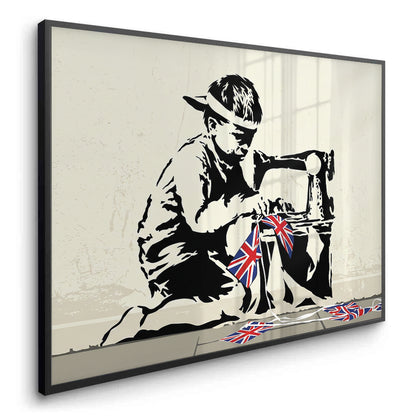 Bunting Boy - Fine Art
