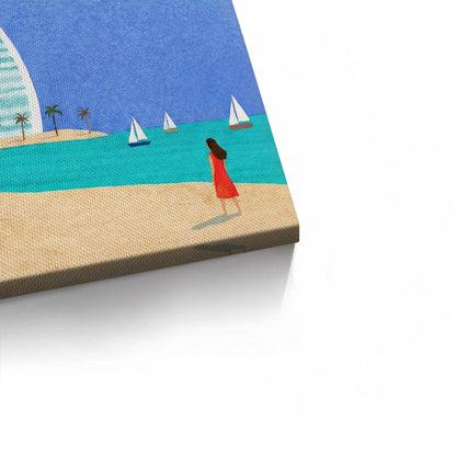 Burj Al Arab Sailboat - Canvas