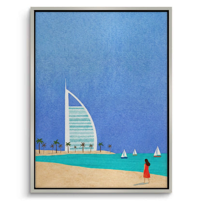 Burj Al Arab Sailboat - Canvas